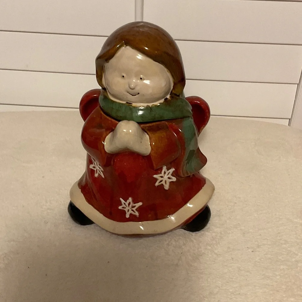 Target Holiday Angel Figurine - Red and Green